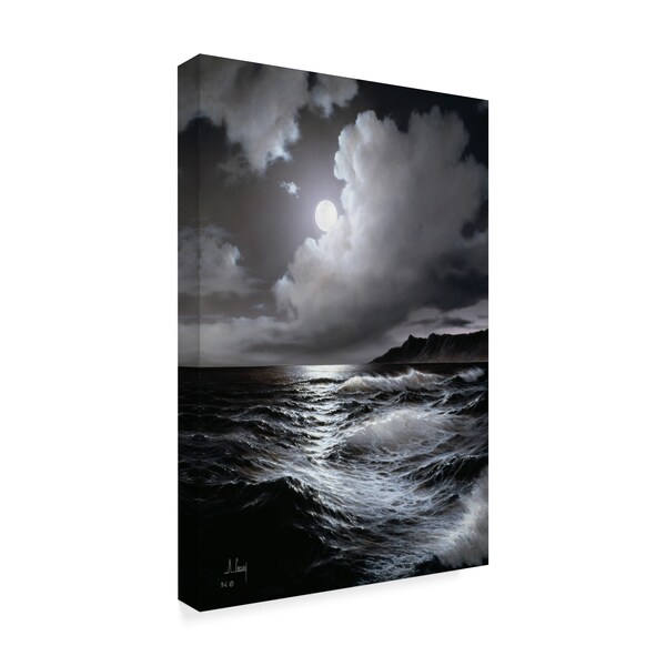 Anthony Casay 'Water Under The Moon 15' Canvas Art,12x19